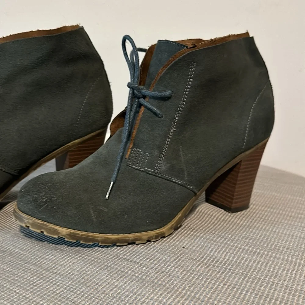 Ruff Hewn Women's Suede Cypress Boots Blue size 11